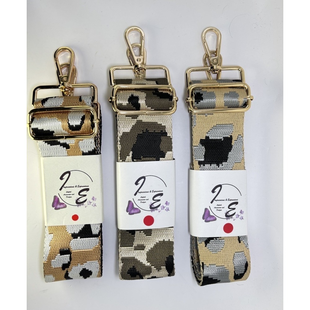 Bronze 2" Wide Adjustable Replacement Purse Crossbody Strap Bundle Gold Hdw